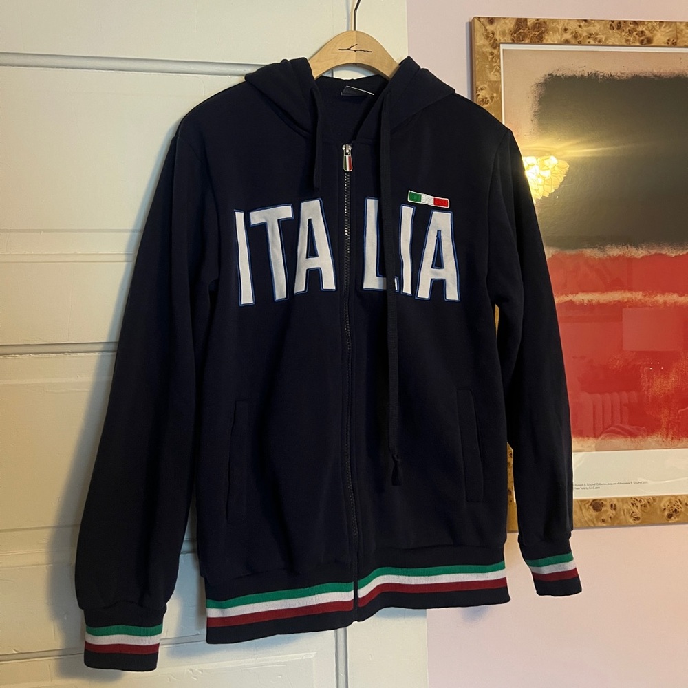 Italia Zip Up Sweatshirt